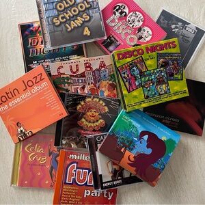Music CD Collection (24) Dance Tunes From Disco To Bar Grooves & Latin Bundle